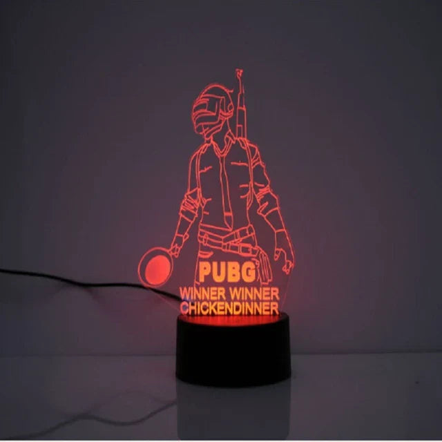 PUBG Pro Frame Lamp Winner Winner Chicken Dinner