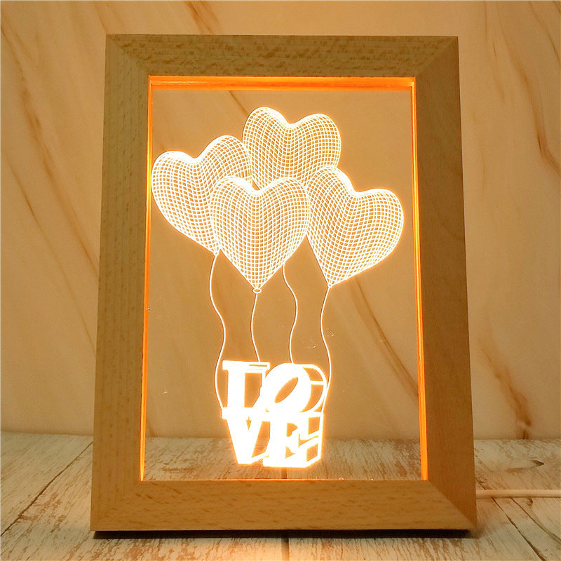 Love Frame Lamp