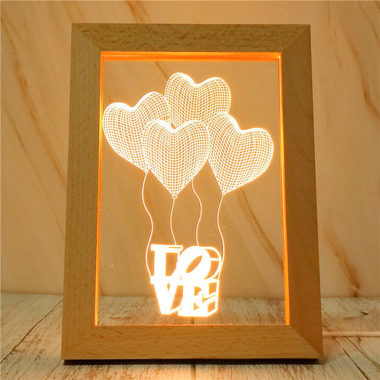 Love Frame Lamp