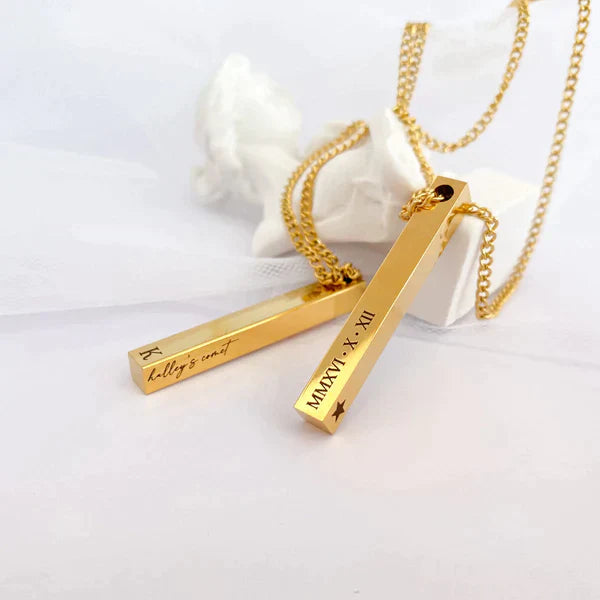 4D Bar Necklace